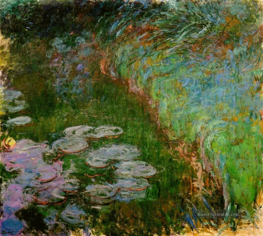 Wasserlilien XVI Claude Monet impressionistischer Blumen Ölgemälde